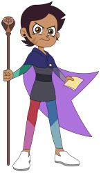 Luz Noceda in her School Uniform Meme Template