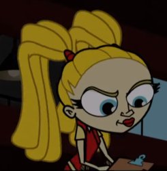 Blonde Pigtails Girl Meme Template
