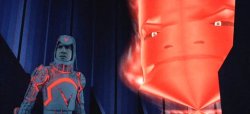 Tron, Sark and Master Control Meme Template