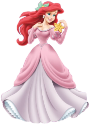 Human Ariel in her Pink Dress Meme Template