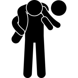 Man carrying a man Meme Template