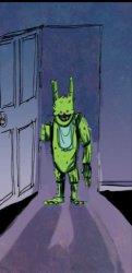 Creepy Plushtrap Meme Template