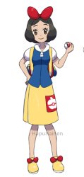 Snow White in Pokemon Style Meme Template