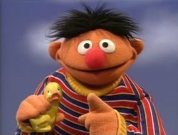 Ernie threatening Meme Template