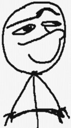 Smug man rage comic Meme Template