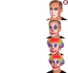 Mark Carney clown makeup Meme Template