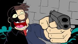 DICTATOR MARIO'S GOT A BLICKY Meme Template