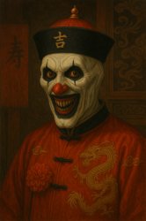 Chinese Art the Clown Meme Template