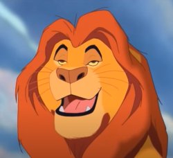 High Lion Meme Template
