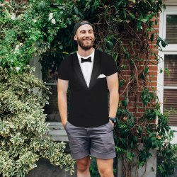 Tuxedo Shirt Meme Template