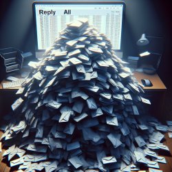 A bunch of reply all emails piling up Meme Template