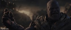 Iron Man vs Thanos V4-1 - Endgame Meme Template