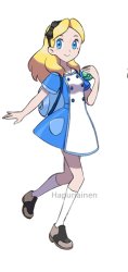 Alice in Pokemon Style Meme Template