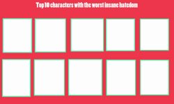top 10 characters with the worst insane hatedom Meme Template