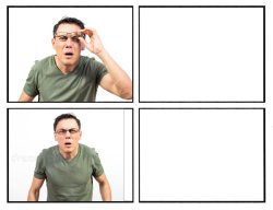 A coser look Meme Template