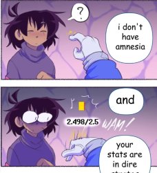 Frisk oh my goodness Meme Template
