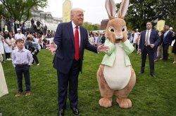 Trump And the Easter Bunny Meme Template