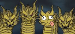 King Ghidorah Head Meme Meme Template