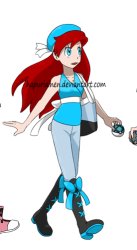 Ariel in Pokemon Style Meme Template