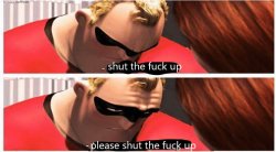 Shut the fuck up Meme Template