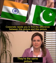 INDIA AND PAKISTAN Meme Template
