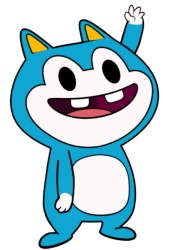 Stu the fuzzy blue hyrax-like creature Meme Template