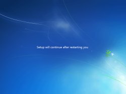 Setup will contiune after restarring you Meme Template