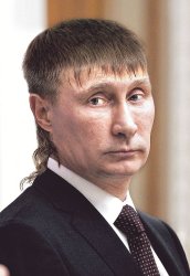 Mullet Putin Meme Template