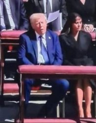 Trump asleep Meme Template