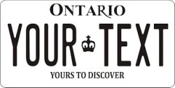 Ontario Licence Plate Meme Template
