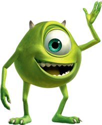 PNG Mike Wazowski Meme Template
