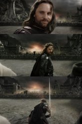 aragorn Meme Template