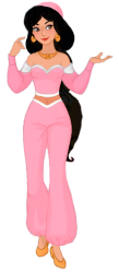 Jasmine in her Pink Outfit Meme Template