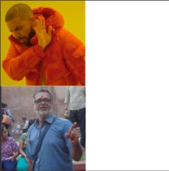 Namaste Guy, Yes Drake Meme Template
