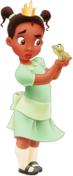 Young Princess Tiana Meme Template