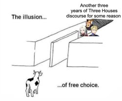 Three Houses Discourse Meme Template