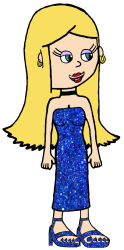 Jasmine's blue sparkly dress Meme Template
