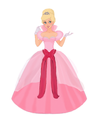 Charlotte in her ball gown Meme Template