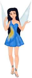 Silvermist The Blue Fairy From Tinker Bell Meme Template