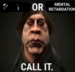 X or mental retardation Call it Meme Template