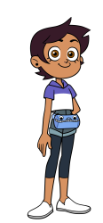 Luz Noceda in her Belly Pack Meme Template