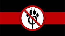 Anti furry flag Meme Template