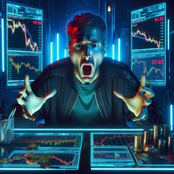 angry man lost his money in crypto Meme Template