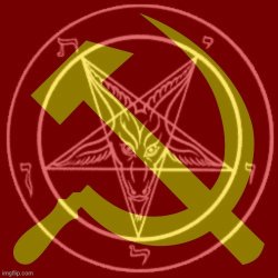 hammer and sickle pentagram Meme Template