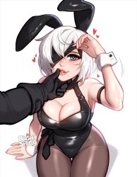 2b bunny Meme Template
