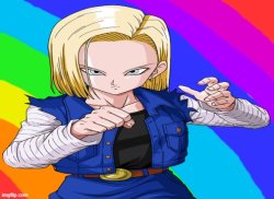 android 18 icon Meme Template
