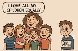 I love all my children equally Meme Template