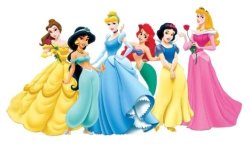 The 2001 design of the Original Six Princesses Meme Template