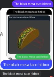 the black mesa taco hitbox Meme Template