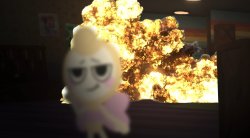 Glisten explosion Meme Template